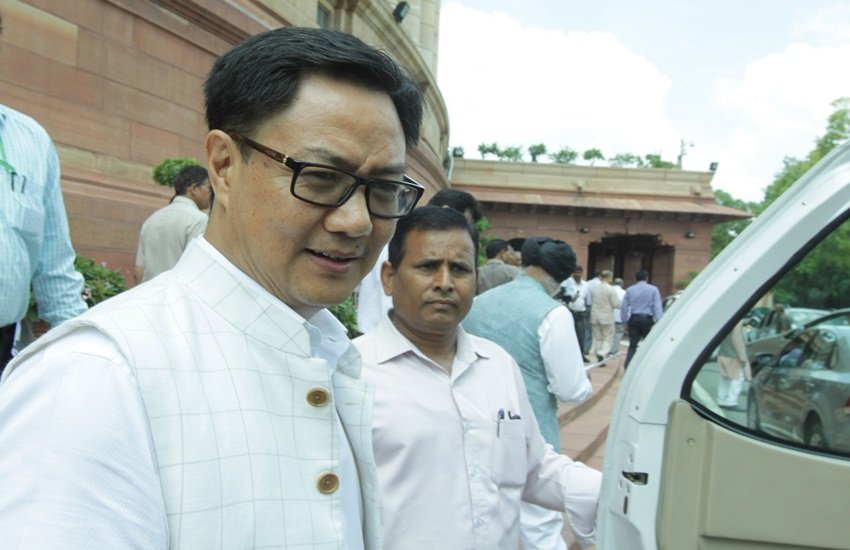 केंद्रीय गृह राज्यमंत्री किरण रिजिजू (एक्सप्रेस फोटो/प्रवीण जैन)