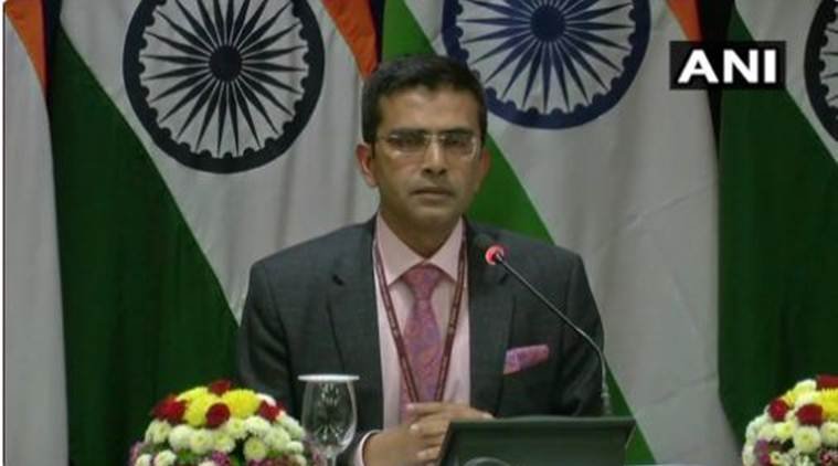 विदेश मंत्रालय के प्रवक्ता रवीश कुमार