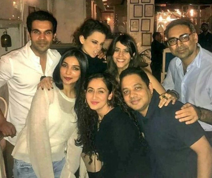 Kangana Ranaut, Kangana Ranaut crazy look, Kangana Ranaut bold look, Kangana Ranaut party look, Kangana Ranaut film, Kangana Ranaut, Rajkummar Rao, Actor Rajkummar Rao, actress Kangana Ranaut, Kangana Ranaut film mental hai kya, mental hai kya film, mental hai kya, Kangana Ranaut, First Look, mental hai kya first look, Ekta Kapoor, bollywood, entertainment, jansatta
