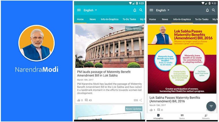 प्रधानमंत्री नरेंद्र मोदी के आधिकारिक मोबइल एप को लेकर आरोपों का सामना कर रही अमेरिकी कंपनी ने आज सफाई पेश की है।