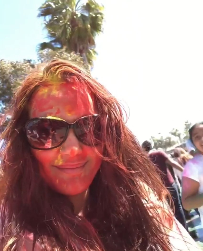 Preity Zinta, Preity Zinta shared pics on instagram, Preity Zinta Holi party, Preity Zinta Playing Holi, Preity Zinta with husband Gene Goodenough, Preity Zinta and Gene, entertainment news, television news, bollywood news, entertainment news, television news, bollywood news