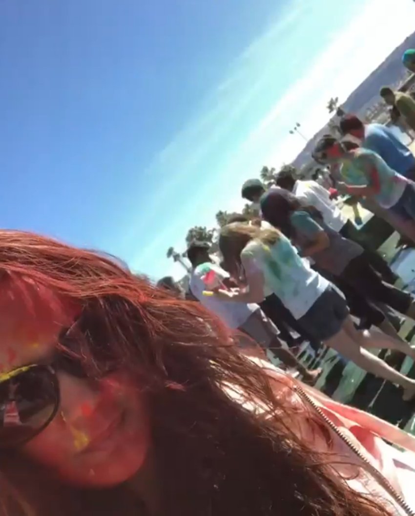 Preity Zinta, Preity Zinta shared pics on instagram, Preity Zinta Holi party, Preity Zinta Playing Holi, Preity Zinta with husband Gene Goodenough, Preity Zinta and Gene, entertainment news, television news, bollywood news, entertainment news, television news, bollywood news
