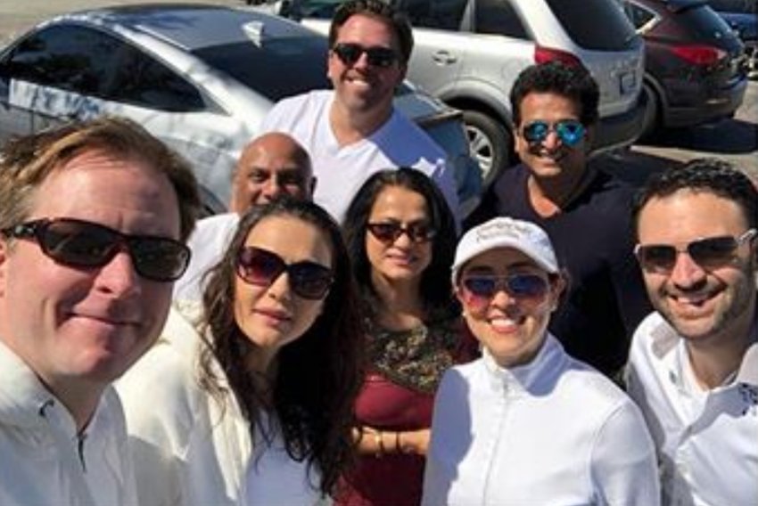 Preity Zinta, Preity Zinta shared pics on instagram, Preity Zinta Holi party, Preity Zinta Playing Holi, Preity Zinta with husband Gene Goodenough, Preity Zinta and Gene, entertainment news, television news, bollywood news, entertainment news, television news, bollywood news