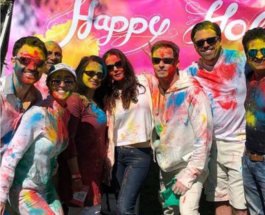 Preity Zinta, Preity Zinta shared pics on instagram, Preity Zinta Holi party, Preity Zinta Playing Holi, Preity Zinta with husband Gene Goodenough, Preity Zinta and Gene, entertainment news, television news, bollywood news, entertainment news, television news, bollywood news