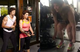 Hrithik Roshan, Hrithik Roshan mom, Hrithik Roshan family, Hrithik Roshan pics, Hrithik Roshan photos, Hrithik Roshan pictures, Pinky Roshan, Pinky Roshan pics, Pinky Roshan photos, Pinky Roshan pictures, Pinky Roshan in gym, Pinky Roshan gym pics, Weightlifting At Age of 65, Hrithik Roshan Mom Pinky Roshan, Pinky Roshan is Doing, photo gallery