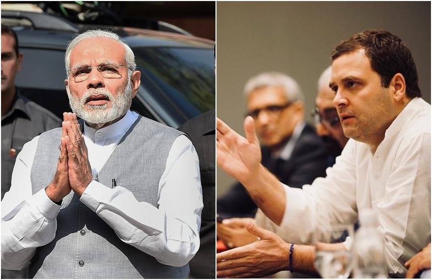 प्रधानमंत्री नरेंद्र मोदी और राहुल गांधी (पीटीआई फोटो/ट्विटर/@INCIndia)