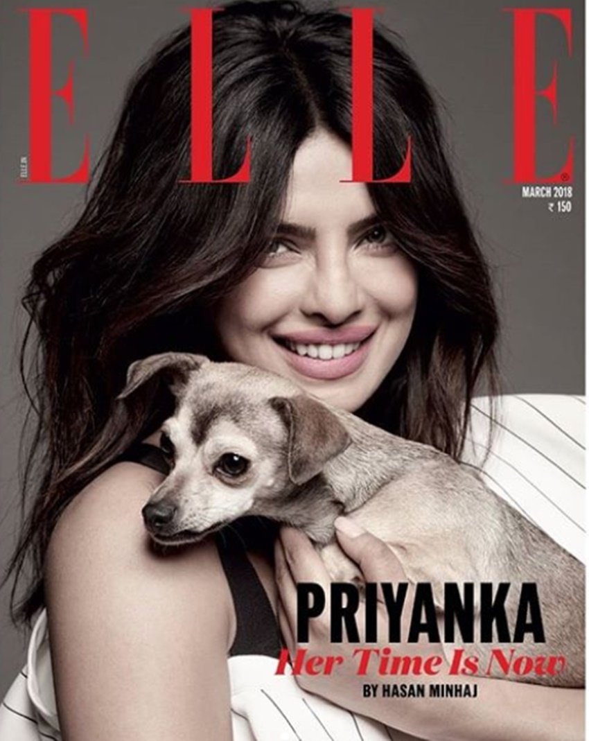 Priyanka Chopra, Priyanka Chopra Pictures, Priyanka Chopra Photo Shoot, Priyanka Chopra Latest Images, Priyanka Chopra Pictures, Priyanka Chopra Femina, Priyanka Chopra, Priyanka Chopra Elle photoshoot, Priyanka Chopra bold photos, Priyanka Chopra photos, Priyanka Chopra on cover page, Priyanka Chopra pet dog diana, Priyanka Chopra Instagram, entertainment, jansatta
