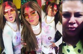 Rakhi Sawant, Rakhi Sawant Dancing In holi celebration, Rakhi Sawant on Instaram, instagram users on Rakhi Sawant, Sridevi death, rakhi sawant crying in video for sridevi, Rakhi Sawant, Rakhi Sawant Dancing In holi celebration, Rakhi Sawant on Instaram, instagram users on Rakhi Sawant, Sridevi death, rakhi sawant crying in video for sridevi, entertainment news, bollywood news, televisionn news, entertainment news, bollywood news, televisionn news, entertainment news, bollywood news, televisionn news, entertainment news, bollywood news, televisionn news