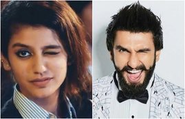 priya prakash varrier, priya prakash varrier bollywood debut, ranveer singh, bollywood actor ranveer singh, actor ranveer singh, priya prakash varrier, rohit shetty, sibha, film simba, priya varrier, priya prakash, actress priya prakash, malyalam actress priya prakash, priya prakash photos, priya prakash the wink girl, manikya malaraya poovi, entertainment, jansatta