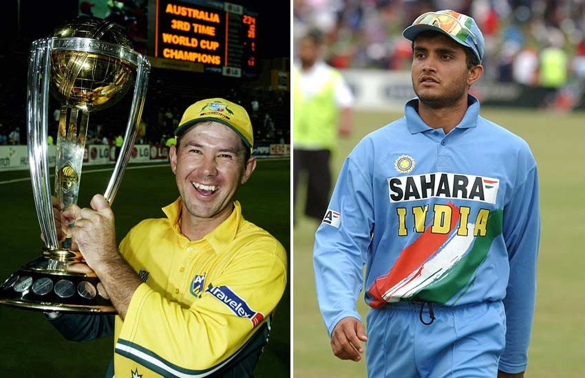 रिकी पोंटिंग और सौरव गांगुली।  रिकी पोंटिंग और सौरव गांगुली।