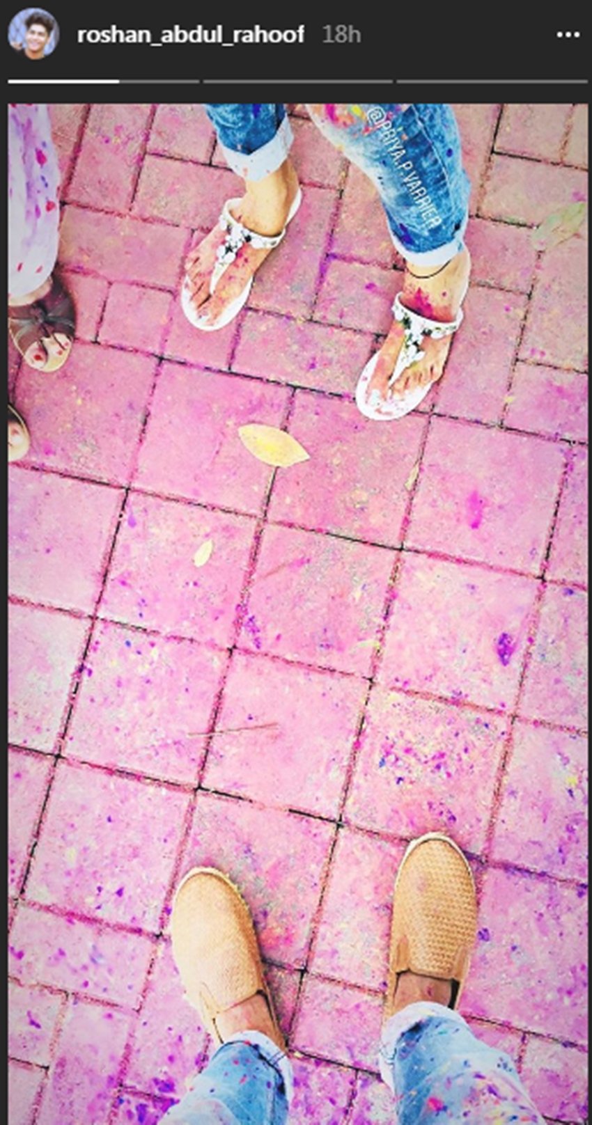 holi, holi 2018, happy holi, happy holi 2018, holi images, holi wishes, happy holi images, holi news, holi 2018 india, priya prakash varrier, roshan, umar lullu, oru adhar love