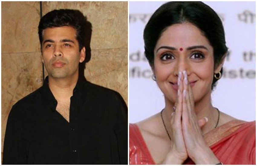 sridevi, sridevi death, karan johar, producer karan johar, film gumrah, movie siddat, jahnvi kapoor, boney kapoor, khushi kapoor, jansatta, entertainment news