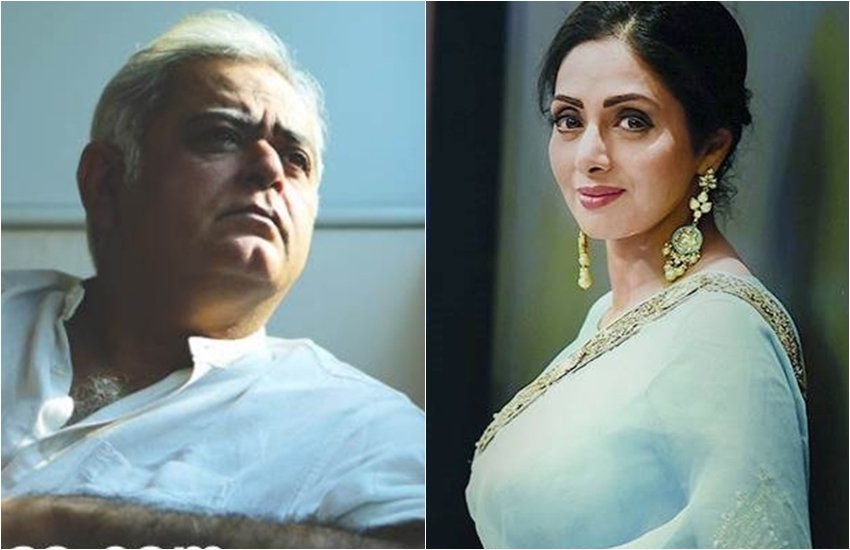 legendary Sridevi, Simran director, director Hansal Mehta, Simran director Hansal Mehta, Hansal Mehta wanted to work with legendary Sridevi, unfortunately sridevi death, legendary Sridevi surprised all, Hansal Mehta shared plans for movie, legendary Sridevi death, entertainment news, bollywood news, television news