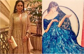 Sridevi, actress Sridevi, famous actress Sridevi, Sridevi, Sridevi painting, Sonam Kapoor, actress Sonam Kapoor, Sonam Kapoors painting, Mr India, Chaalbaaz, English Vinglish, Mom, Sonam Kapoor, MJs painting, Saawariya, soman kapoor movie saawariya, Sridevi, television, entertainment, jansatta