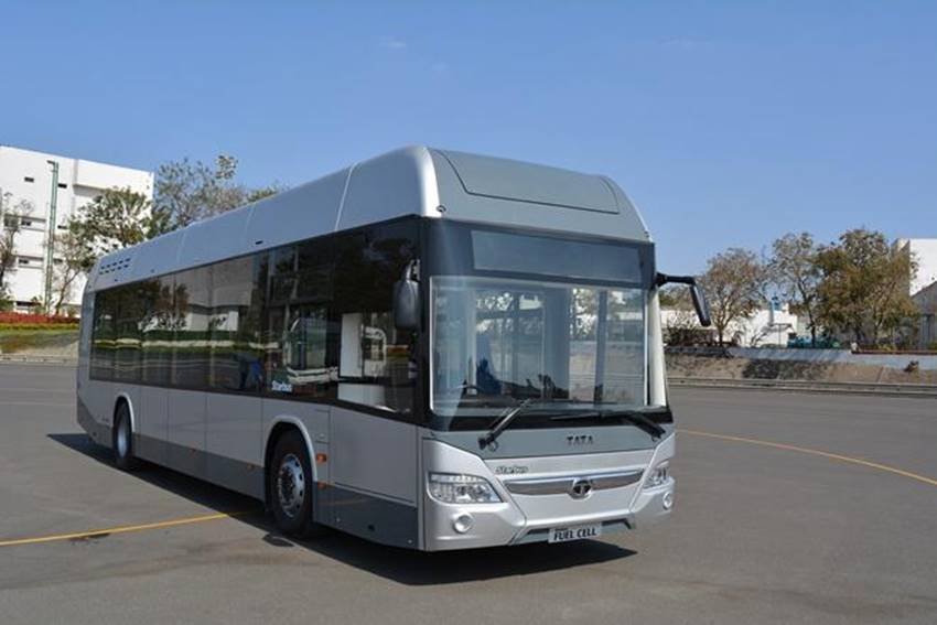 Tata Motors, Tata Motors in india, Tata Motors products, Tata Motors vans, hydrogen fuel cell, Powered Bus, Powered Bus test, Indian Oil Corporation, new Tata Hydrogen Fuel Cell Bus, Tata Hydrogen Fuel Cell Bus, hydrogen fuel cell engine, hydrogen fuel cell engine of bus, hydrogen fuel cell engine pics, photo gallery