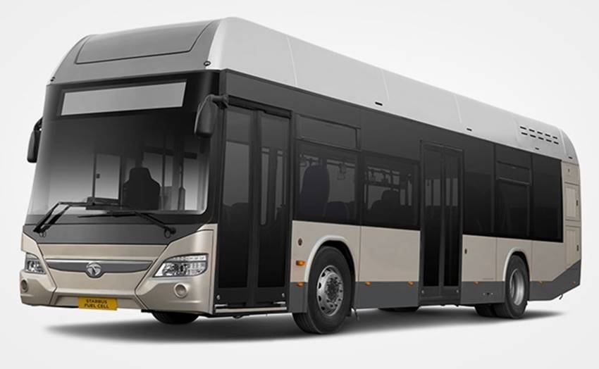 Tata Motors, Tata Motors in india, Tata Motors products, Tata Motors vans, hydrogen fuel cell, Powered Bus, Powered Bus test, Indian Oil Corporation, new Tata Hydrogen Fuel Cell Bus, Tata Hydrogen Fuel Cell Bus, hydrogen fuel cell engine, hydrogen fuel cell engine of bus, hydrogen fuel cell engine pics, photo gallery