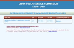 UPSC NDA/NA Admit Card 2018: परीक्षा के प्रवेश पत्र जारी, upsconline.nic.in से यूं करें डाउनलोड