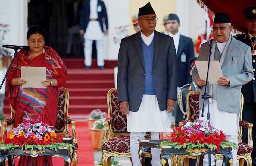 राष्ट्रपति पद की शपथ लेती हुईं विद्या देवी भंडारी (Source- Reuters)