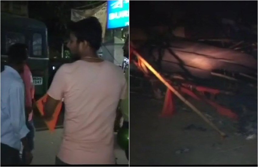 West Bengal, Rama Navami, Rama Navami puja, RamNavami, Bardhaman, pandal, BJP, TMC, West Bengal Police, Mamta banerjee, Hindi news, News in Hindi, Jansatta