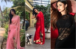 naagin actress mouni roy, naagin 2 populer actress, akshay kumar gold actress mouni roy, mouni roy will steal your heart, see pictures of mouni, mouni in light pink colour saree, entertainment news, bollywood news, television news, entertainment news, entertainment news, bollywood news, television news