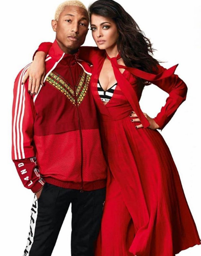 Aishwarya Rai Bachchan, Pharrell Williams, Aishwarya Rai Bachchan are in Vogue magazine, Aishwarya Rai Bachchan photoshoot, see amazing pictures of Pharrell and Aishwarya Rai, Aishwarya Rai Bachchan, Aishwarya Rai in fanny khan, Aishwarya Rai Bachchan, entertainment news, bollywood news