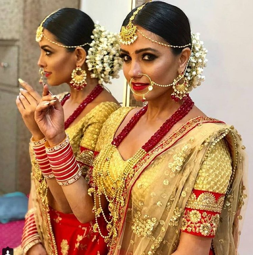 Naagin 3, Anita Hassanandani, Anita Hassanandani in bridal look, tv actress Anita Hassanandani, Anita Hassanandani in ye hai mohabbatein, Anita Hassanandani in naagin show, Anita Hassanandani looking beautiful, entertainnment news, bollywood news, television news, entertainnment news, bollywood news, television news