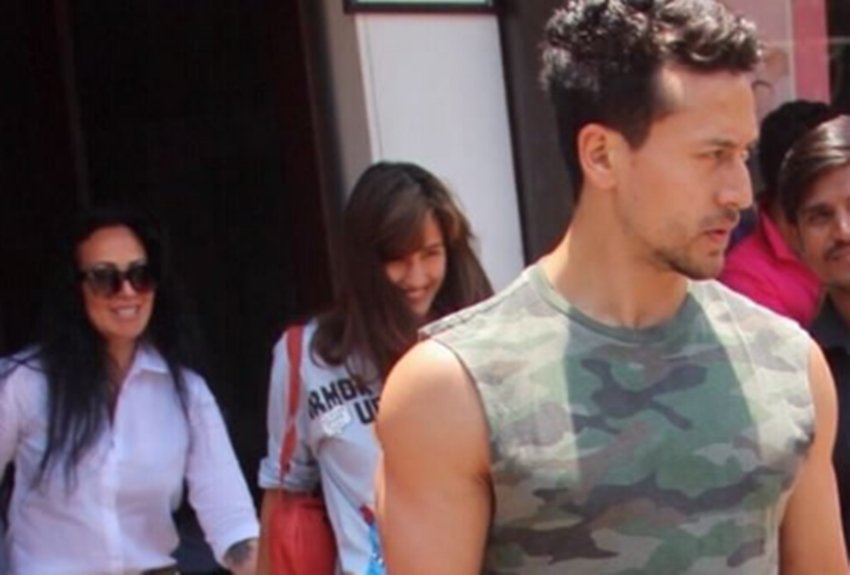 Disha Patani, Tiger Shrof, baaghi 2 star, disha patani with tiger for Outing, disha patani with tiger for Lunch, disha patani With Mom Ayesha Shroff, tiger Mom Ayesha and disha patani hand in hand see pictures, entertainment news, bollywood news television news, bollywood news, entertainment news, bollywood news television news, bollywood news, entertainment news