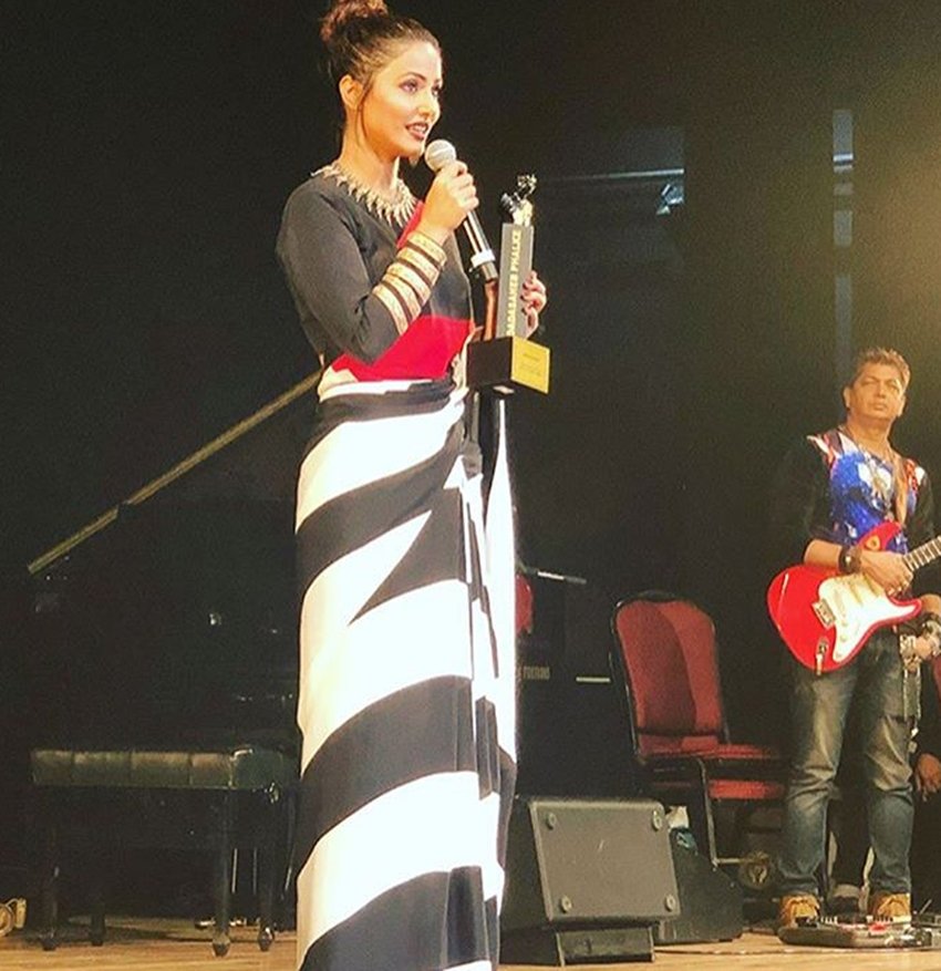 Dadasaheb Phalke Excellence Awards 2018, Dadasaheb Phalke award, shahid kapoor, hina khan, diljit dosanjh, shilpa shetty, jennifer winget, vikas gupta, yuvika chaudhary, shahid kapoor got the award see pictures, hina khan got the award, see pictures of Dadasaheb Phalke Excellence Awards 2018, entertainnment news, bollywood news, television news, entertainnment news, bollywood news, television news