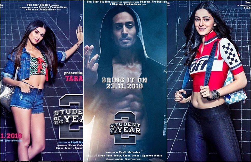 Student of the Year 2, Ananya Panday, Ananya Panday Bollywood debut, chunky panday daughter ananya, ananya with Tiger Shroff, tara sutaria and tiger shroff, tiger shroff upcoming movie, Student of the Year 2, tiger in student of the year 2, posters student of the year 2, entertainment news, bollywood news, television news, entertainment news, bollywood news, television news