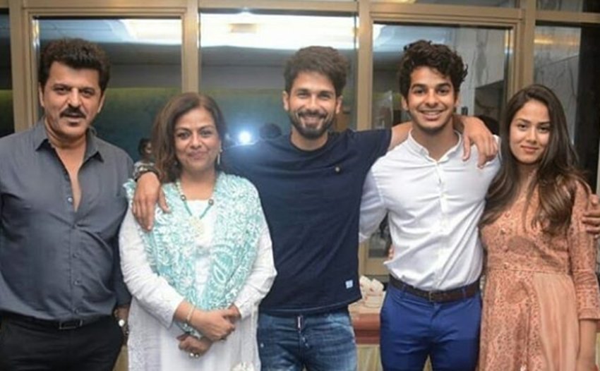 shahid kapoor and mira rajput, shahid and mira family get together, mira rajput, shahid and younger brother ishaan khatta, ishaan khattar debut film, ishaan khatta in beyond the clouds, beyond the clouds special screening, beyond the clouds date cute pictures of shahid mira and ishaan, bollywood news, television news, entertainment news, bollywood news, television news, entertainment news, bollywood news, television news