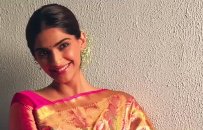 sonam kapoor, sonam kapoor in desi avtaar, sonam wore traditional sarees, sonam kapoor wore a kanjivaram saree, sonam kapoor, see beautiful pictures of sonam kapoor, veere di wedding actress sonam kapoor, sonam kapoor, entertainment news, bollywood new, television news, entertainment news, bollywood new, television news