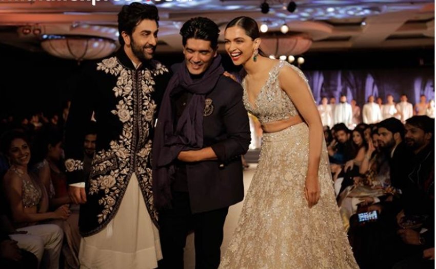 Mijwan Fashion Show 2018, ranbir kapoor, deepika padukone, deepika ranbir hand in hand on stage, deepika ranbir in Mijwan Fashion Show, see pictures of deepika ranbir kapoor, nitu kapoor, shabana azmi, mouni roy in Mijwan Fashion Show 2018, entertainment news, bollywood news, television news, entertainment news, bollywood news, television news, entertainment news, bollywood news, television news