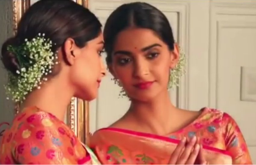 sonam kapoor, sonam kapoor in desi avtaar, sonam wore traditional sarees, sonam kapoor wore a kanjivaram saree, sonam kapoor, see beautiful pictures of sonam kapoor, veere di wedding actress sonam kapoor, sonam kapoor, entertainment news, bollywood new, television news, entertainment news, bollywood new, television news