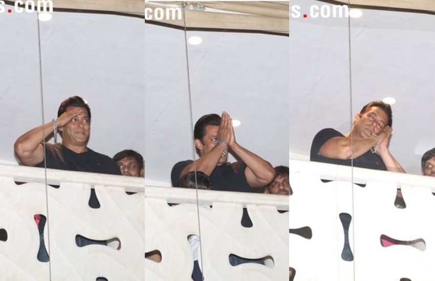 Salman Khan Back Home, Daisy shah, Huma, Katrina kaif, Saqib Reach to meet salman khan, salman in Galaxy apartment, salman in mumbai see pictures of Salman Khan, blackbuck poaching case, salman returns home Katrina Kaif, Daisy Shah, Huma Qureshi, Saqib Saleem and Ramesh Taurani, stars reach to meet Race 3 superstar, katrina kaif reach to meet salman khan, entertainment news, bollywood news, television news, entertainment news