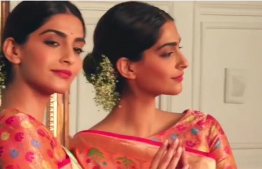 sonam kapoor, sonam kapoor in desi avtaar, sonam wore traditional sarees, sonam kapoor wore a kanjivaram saree, sonam kapoor, see beautiful pictures of sonam kapoor, veere di wedding actress sonam kapoor, sonam kapoor, entertainment news, bollywood new, television news, entertainment news, bollywood new, television news