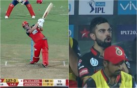 ab de villiers, ab de villiers ipl, ab de villiers six, ab de villiers batting