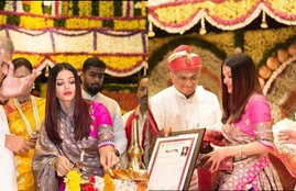 Aishwarya Rai bachchan, aishwarya in pink saree, aishwarya looks stunning, aishwarya at the inauguration of Buntera Bhavan, aishwarya in Pune, entertainment news, bollywood news, television news, entertainment news, bollywood news, television news, entertainment news