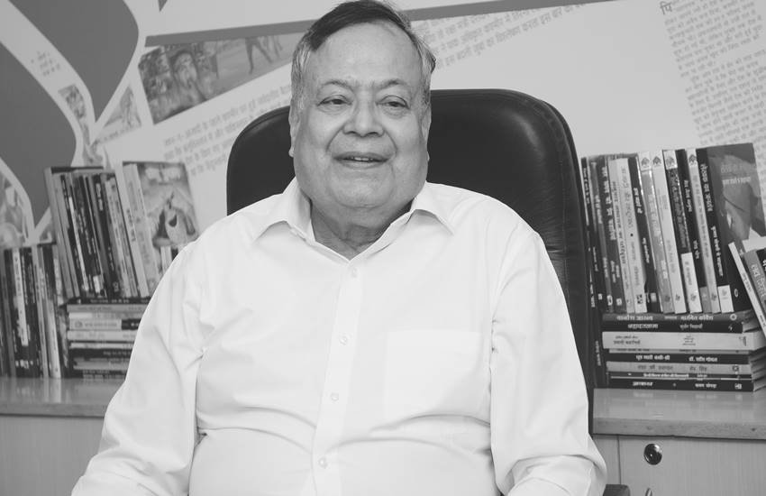 बारादरी की बैठक में सुरेंद्र मोहन पाठक सभी फोटो: आरुष चोपड़ा