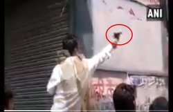 भारत बंद: तमंचा लेकर सड़क पर उतरा युवक, खुलेआम की फायरिंग, देखिए VIDEO