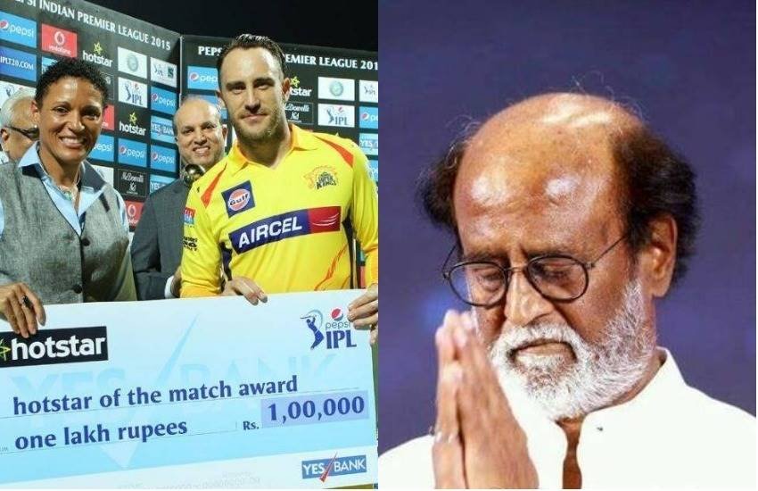 फाफ डु प्लेसिस IPL 2018 में सीएसके से खेल रहे हैं। चेन्नई में हिंसा को लेकर रजनीकांत ने भी सोशल मीडिया पर अपनी राय जाहिर की है। (फोटोः फेसबुक)