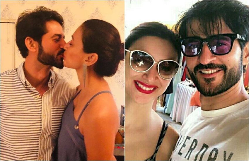 hiten tejwani Liplock, hiten tejwani gauri marriage anniversary, hiten tejwani new show, hiten tejwani celebration, bigg boss, bigg boss 11, bigg boss hiten tejwani, bigg boss vikas gupta, shilpa shinde, hina khan, hitem wife ghauri, photos, instagaram, bolllywood news, entertainment news