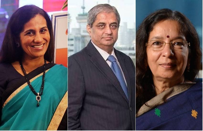 आईसीआईसीआई बैंक की चंदा कोचर, एचडीएफसी के आदित्य पुरी और एक्सिस बैंक की शिखा शर्मा का बोनस आरबीआई ने फिलहाल रोक रखा है। (फोटोः फेसबुक) 