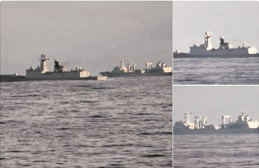 नौसेना के अधिकारियों के अनुसार, चीन का यह बेड़ा जैसे ही हिंद महासागर में पहुंचा, वहां मौजूद भारतीय नौसेना के दो युद्धपोतों ने ‘वेल्कम टू इंडियन ओशन’ का संदेश दिया।