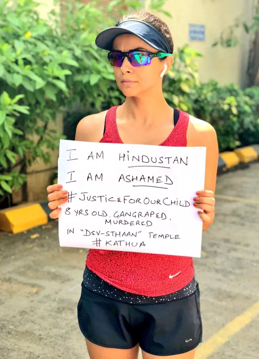 Kathua Rape, Kathua Jammu, Kathua Protest, Sonam Kapoor, Konkona Sen Sharma, Kalki Koechlin, Vishal Dadlani, Shruti Seth, Swara Bhaskar, Gul Panag