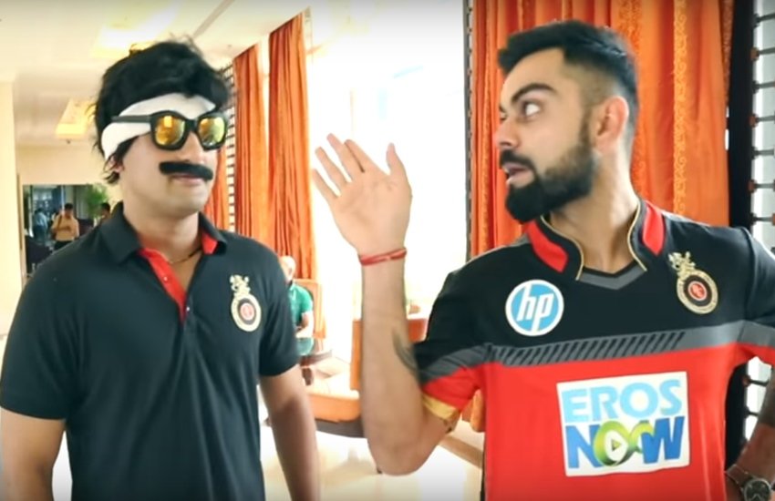 मिस्टर नाग और विराट कोहली (फोटो सोर्स- वीडियो स्क्रीनशॉट)