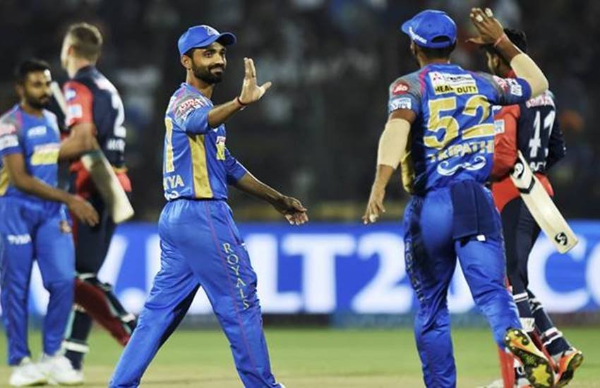 राजस्थान रॉयल्स ने दिल्ली डेयरडेविल्स को 10 रन से मात (डकवर्थ लुइस मेथड से) दी थी। (फोटोः पीटीआई) राजस्थान रॉयल्स ने दिल्ली डेयरडेविल्स को 10 रन से मात (डकवर्थ लुइस मेथड से) दी थी। (फोटोः पीटीआई)