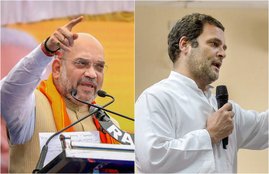 Amit Shah, Rahul Gandhi, BJP, Congress, Karnataka Elections 2018, Election Commission, Elections, Bengaluru, Hubli airport, Hindi news, News in Hindi, Jansatta