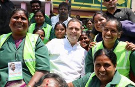 Rahul Gandhi, Karnatak, Karnatak assembly election 2018, Rahul Rally, BJP, Sidddaramaiah, Rahul breakfast, dosa, Davangere, Bennedose, Coffee, special dosaHindi news, Jansatta