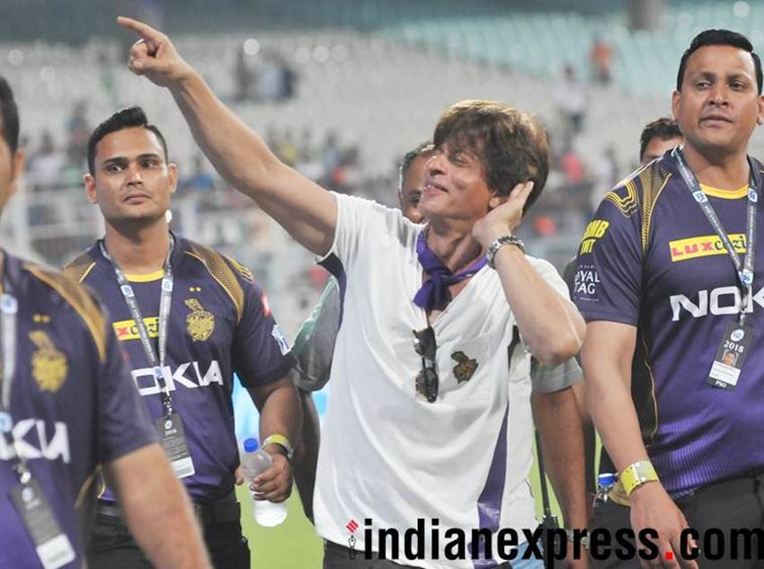 Shah Rukh Khan, Shah Rukh Khan in ipl, Shah Rukh Khan daughter, Shah Rukh Khan enjoys, Kolkata Knight Riders, Kolkata Knight Riders victory, Kolkata Knight Riders owner, Kolkata Knight Riders players, Kolkata Knight Riders wins, ipl pics, ipl photos, ipl 2018, Suhana Khan, Suhana Khan at ipl, Suhana Khan in stadium, Suhana Khan pics, Suhana Khan photos, Shah Rukh Khan and suhana khan, photo gallery