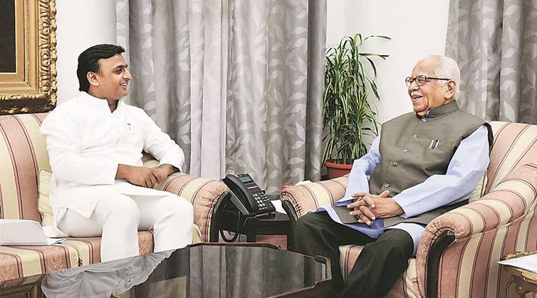 राज्यपाल ने दिया अखिलेश को जवाब 